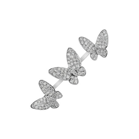 Prsten s diamanty Royal Butterflies