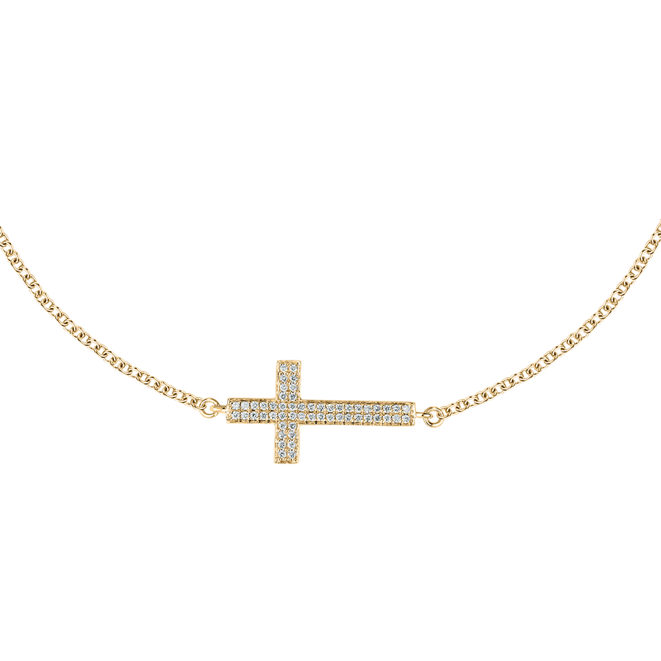 Náramek s diamanty Cross