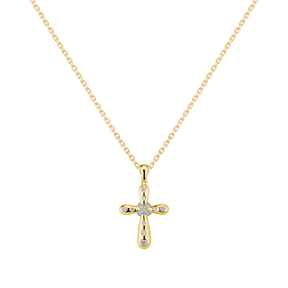 Přívěs s diamanty Magic Cross