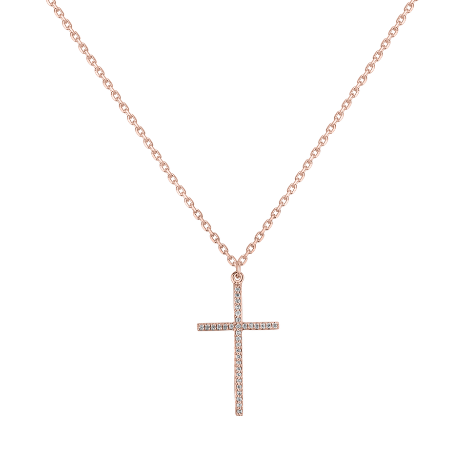 Náhrdelník s diamanty Nobility Cross