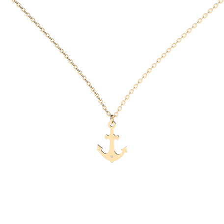 Náhrdelník s diamantem Diamond Anchor