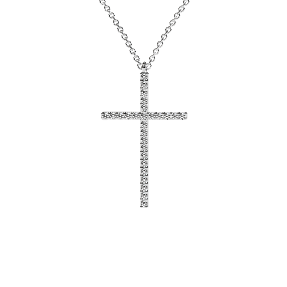 Náhrdelník s diamanty Cross